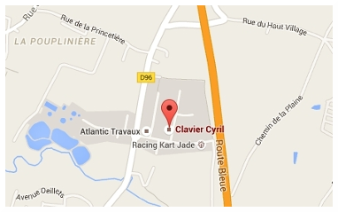 plan Google map-entreprise- Clavier Cyril-plomberie-chauffage-sanitaire-RGE-Saint Michel Chef chef-44730